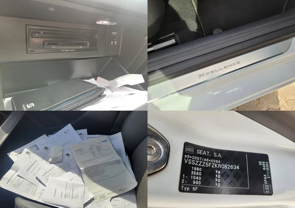 Seat Leon cena 70800 przebieg: 163198, rok produkcji 2019 z Iława małe 781